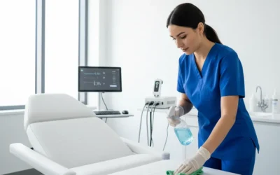 Unsere Blog 1 Professionelle Praxisreinigung nach RKI & DIN 13063 Standards