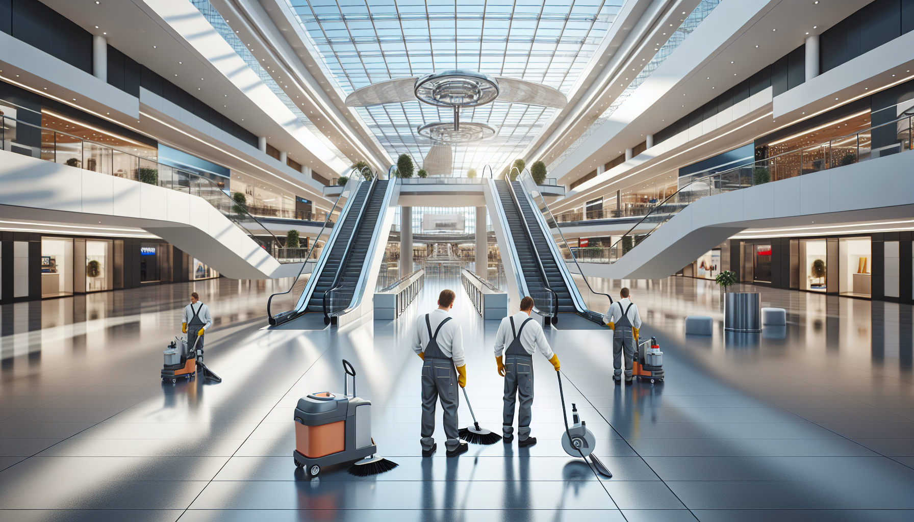 Reinigungsroboter - Großgebäude & Einkaufszentren Hamburg